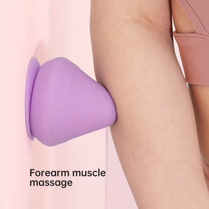 Silicone Massage Cone Solid Adsorption Ball Psoas Thoracic Spine Back Scapula Foot Yoga Muscle Releas Deep Tissue Massage Ball for Pain Relief - Multifunctional Muscle Massager for Back, Arm, and Foot